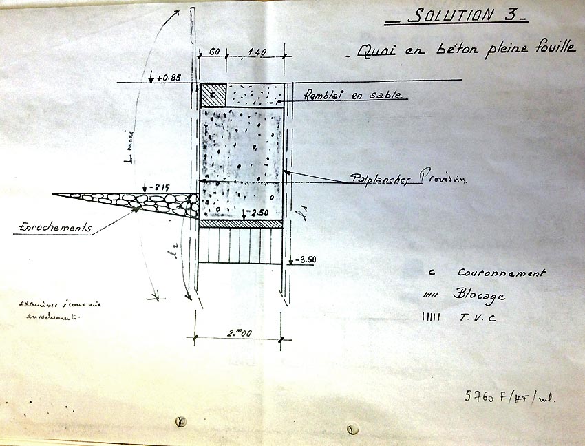 pose des palplanches